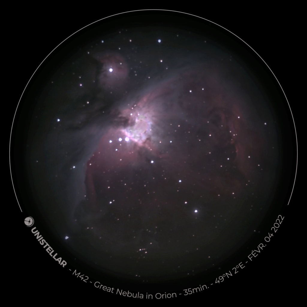 unistellar orion nebula